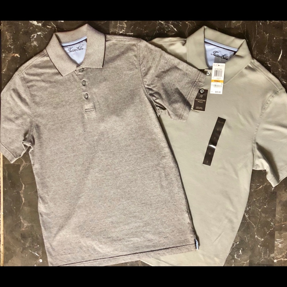 [ Tasso Elba ] 2 Mens Polo 👕